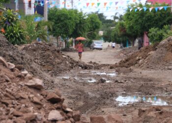 Avanza obra de pavimentación en Villa Unión