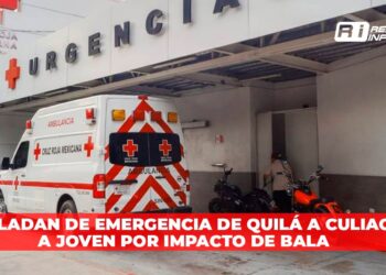 Trasladan de emergencia de Quilá a Culiacán a joven por impacto de bala