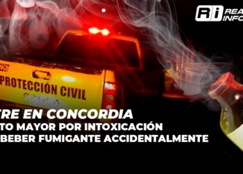 Muere en Concordia adulto mayor por intoxicación tras beber fumigante accidentalmente