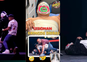VIDEO | Brincos Dieras resulta lesionado tras presentación
