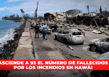 Asciende a 93 el número de fallecidos por los incendios en Hawái