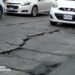 Abundan grietas y baches en el primer cuadro de Culiacán