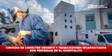 Cirugías de carácter urgente y trabajadores incapacitados son prioridad en el “Hospitalito”