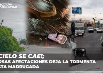 ¡El cielo se cae!; Diversas afectaciones deja la tormenta de esta madrugada