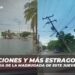 Inundaciones en gran parte de Mazatlán deja la lluvia de la madrugada de este jueves