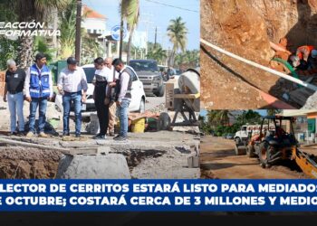 Colector de Cerritos estará listo para mediados de octubre; costará cerca de 3 millones y medio