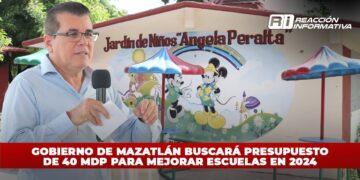 Gobierno de Mazatlán buscará presupuesto de 40 mdp para mejorar escuelas en 2024
