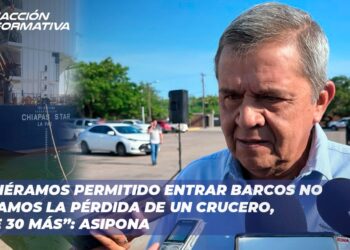 “Si hubiéramos permitido entrar barcos no tendríamos la pérdida de un crucero, sino de 30 más”: ASIPONA