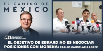 El objetivo de Ebrard no es negociar posiciones con Morena: Carlos Candelaria López