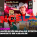 Realizan cancelación masiva de eventos de entretenimiento en Mazatlán