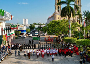 Conmemoran 38 aniversario de Protección Civil, con acto cívico