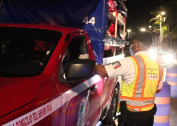 Durante fin de semana de fiestas patrias, dispositivo alcoholímetro sancionó a 61 conductores