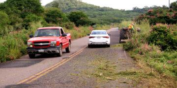Iniciamos con la limpieza de los laterales de las carreteras rurales; empezamos en El Habal- La Noria