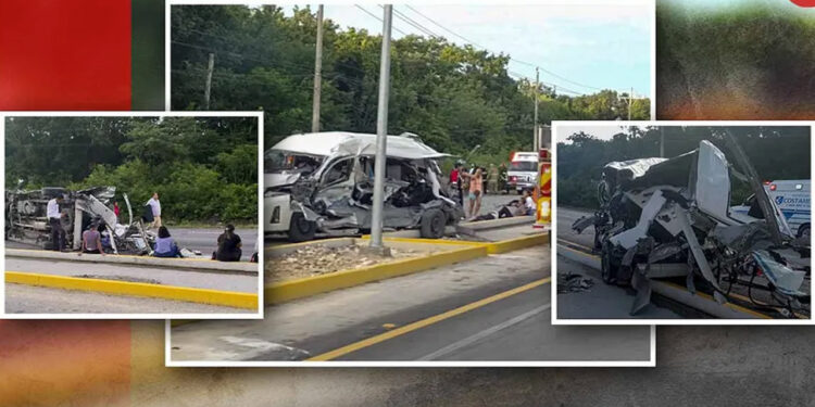 Accidente en la carretera Playa del Carmen – Tulum deja 6 Muertos y 12 heridos