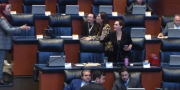 ¡Agarrón en el Senado!: Lilly Téllez y Kenia López acusan a Morena de ‘robar’ el Fonden