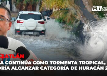 Lidia continúa en estado de Tormenta Tropical, con posibilidad de alcanzar categoría de huracán clasificación 2: PC