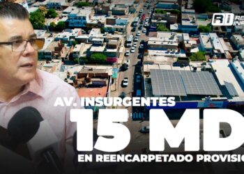 Gobierno Municipal anuncia que gastará 15 MDP en un reencarpetado que será provisional mientras arranca remodelación tota del Av. Insurgentes