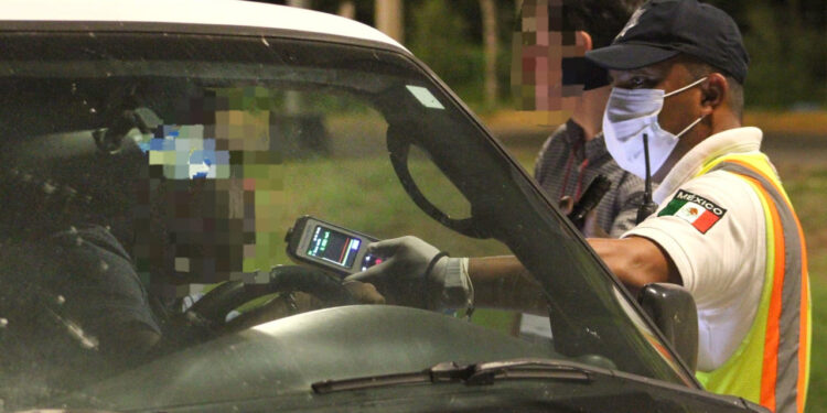 Operativo Alcoholímetro con tendencia al alza en traslado de conductores a celdas