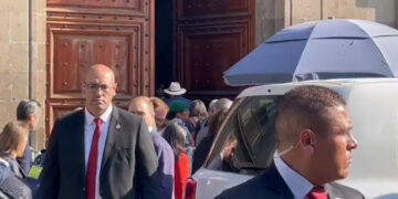 Comitiva de EU llega a Palacio Nacional para Diálogo de Alto Nivel sobre Seguridad