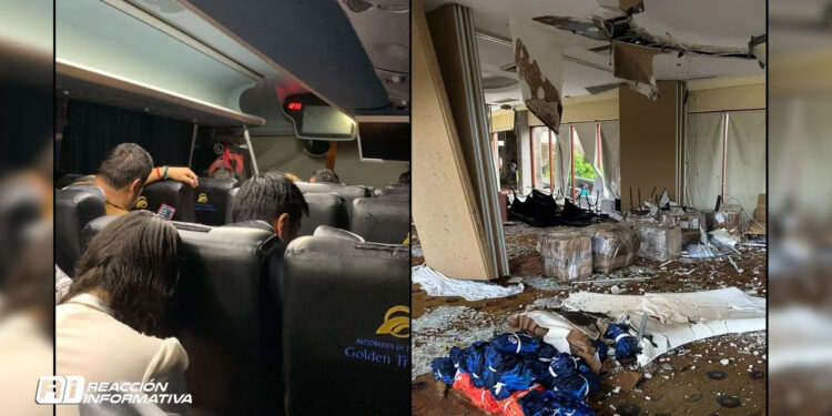 “Todos vivimos nuestra propia pesadilla”: Así 13 periodistas atrapados en un autobús se salvaron de la furia de “Otis”