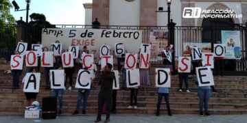 Antorchistas y vecinos de la Ampliación 5 de Febrero exigen al alcalde de Culiacán obra pública municipal