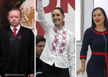 Zaldívar, Delgado, Sandra Cuevas y más, felicitan a Sheinbaum por boda