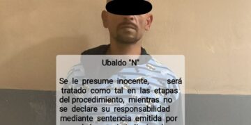 Agentes preventivos logran la detención de un hombre por la probable participación en el delito de tránsito en vehículo con reporte de robo