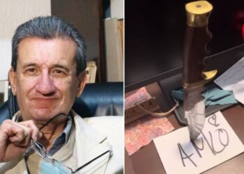 Roban casa de Rafael Loret de Mola, papá de Carlos Loret, y dejan amenaza con iniciales “AMLO”