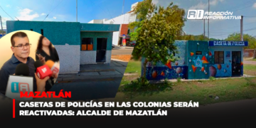 Casetas de policías en las colonias serán reactivadas: Alcalde de Mazatlán