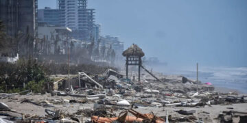 Continúan 56 personas desaparecidas en Guerrero tras huracán Otis
