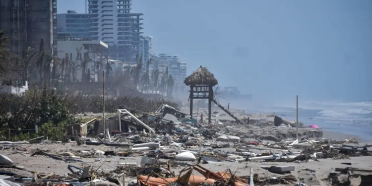 Continúan 56 personas desaparecidas en Guerrero tras huracán Otis
