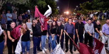 Imparable llega el apoyo a Fraccionamiento Palmares