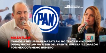 “Vamos a recuperar Mazatlán, no tengan ninguna duda; Mazatlán va a ser del Frente, Fuerza y Corazón por México”: Memo Romero