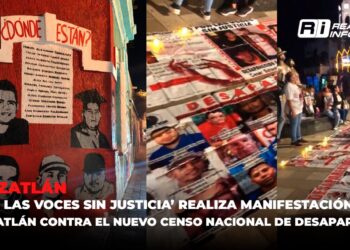 ‘Por las voces sin justicia’ realiza manifestación pacífica en Mazatlán contra el nuevo censo nacional de desaparecidos