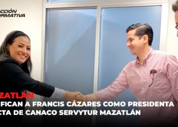 Ratifican a Francis Cázares como presidenta electa de CANACO Servytur Mazatlán