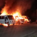 Incendian tres autobuses de pasajeros en Lázaro Cárdenas, Michoacán