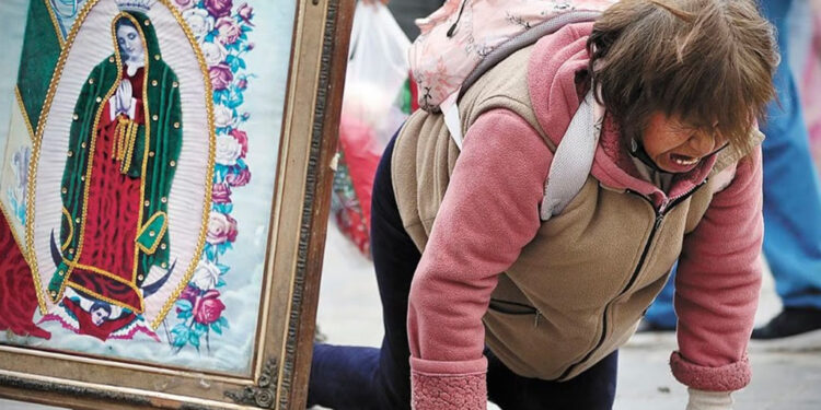 12 de diciembre: Pudo más la fe que el frío y la lluvia