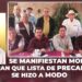 Se manifiestan morenistas, denuncian que lista de precandidatos se hizo a modo