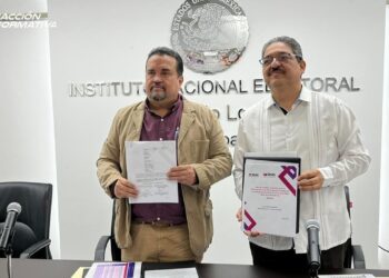 IEES e INE firman plan de trabajo para promover la participación ciudadana en el proceso electoral