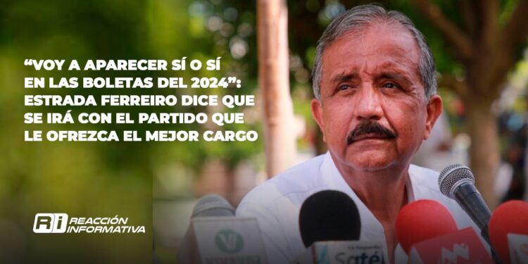 “Voy a aparecer sí o sí en las boletas del 2024”: Estrada Ferreiro dice que se irá con el partido que le ofrezca el mejor cargo