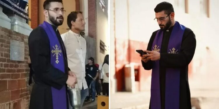 “Qué Me Eche la Bendición”: Sacerdote ‘Guapo’ de origen sinaloense se viraliza