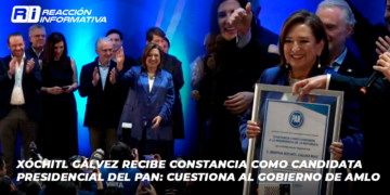 Xóchitl Gálvez Recibe Constancia como Candidata Presidencial del PAN: Cuestiona al Gobierno de AMLO