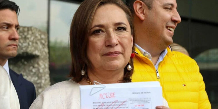 Xóchitl Gálvez interpone denuncia por presuntos ‘moches’ de Notimex para campaña de Sheinbaum