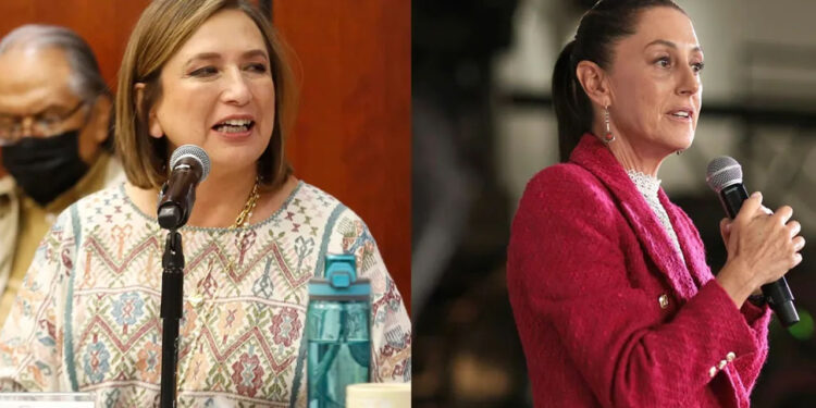 Xóchitl Gálvez reta a Sheinbaum a un debate; seguridad, salud y corrupción, los temas