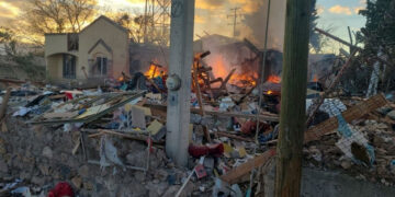 Explosión de gas en una vivienda deja 15 personas lesionadas en Sonora