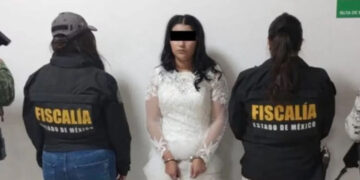 Detienen a presunta extorsionadora el día de su boda en el Edomex