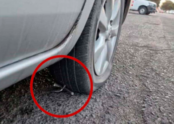 Arrojan ‘poncha llantas’ cerca de cuartel militar en Culiacán