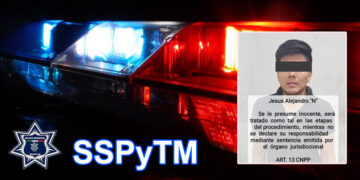 Policías Municipales detienen a un hombre por la probable participación en el delito de tránsito en vehículo con reporte de robo