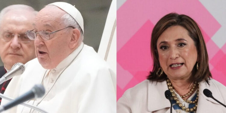 El papa Francisco recibe a Xóchitl Gálvez en audiencia privada en el Vaticano