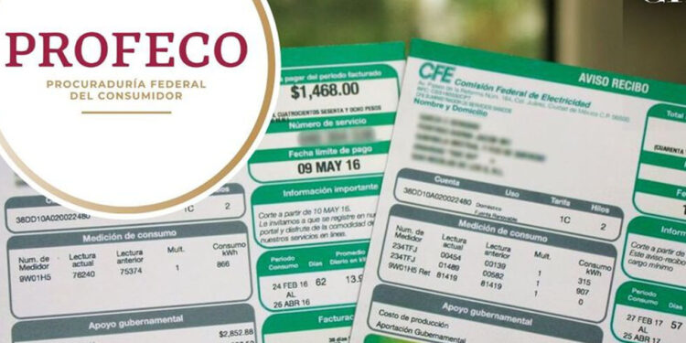 Profeco alerta sobre errores y malas prácticas de la CFE que encarecen tu recibo de luz